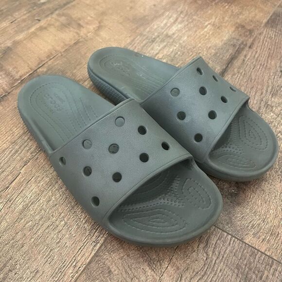 Crocs Baya Slides Women’s size 9 ( Men’s 7 ) Grey - Picture 7 of 8